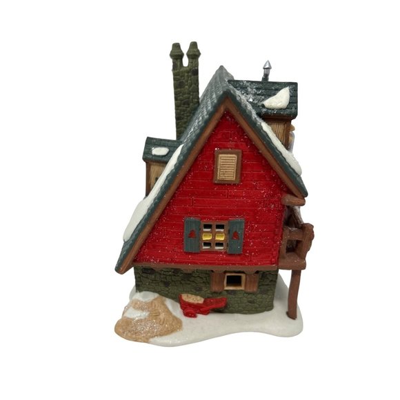 Department 56 North Pole Village - "Santa's Woodworks"  - Vintage - Picture 4 of 14
